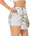 thumbnail image 1 of Fotbe Dinosaur Womens High Waist Running Shorts Athletic Workout Quick Dry Shorts for Women with Pockets Gym Yoga Summer Shorts-Small, 1 of 9
