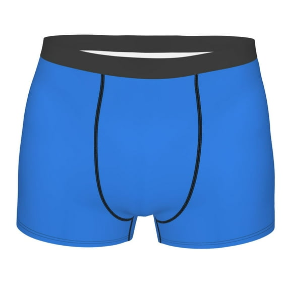 Fotbe Dodgerblue Men’s Total Support Pouch Boxer Briefs, X-Temp Cooling, Moisture-Wicking Underwear, Regular, Long-leg and Trunk-Large