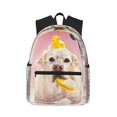 thumbnail image 1 of Fotbe Dog Sitting In Bathtub With Duck On Head Lightweight Casual Laptop Backpack for Men and Women, Daily use Waterproof backpack, Backpack for College, 1 of 7