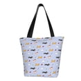 thumbnail image 1 of Fotbe Dogs Are Running Pattern Beach Tote,Shoulder Handbag,Spacious Tote Bag,Lightweight Travel Bag,Versatile Shopping Bag, 1 of 9