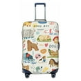 thumbnail image 1 of Fotbe Dogs Funny Pets Luggage Cover Protector,Suitcase Protector,Scratch and Dirt Resistant,Fits 18-32 Inch Luggage-Medium, 1 of 9