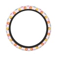 thumbnail image 1 of Fotbe Donut Steering Wheel Cover Universal 15 in Car Accessories for Men Women,Steering Wheel Protector Comfortable Protective Case for SUV Sedan Decor, 1 of 8