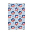 thumbnail image 1 of Fotbe Donut with the USA Fag Print Duplex Receptacle Wall Plate, 1-Gang 5.0" x3.0" Wall Outlet Covers, Dual Outlet Faceplates Covers, Color-matched Screws Included-Style V, 1 of 6