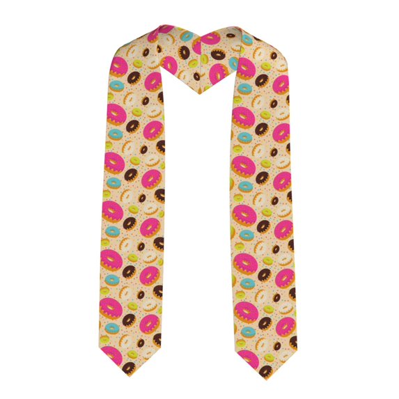 Fotbe Donuts Printed Class of 2024 Graduation Stole
