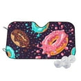 thumbnail image 1 of Fotbe Donuts1 Car Windshield Sunshade | Sun Visor Protector Front Window Shade, Keeps Out UV Rays, Keeps Your Vehicle Cool-, 1 of 7