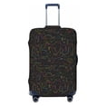 thumbnail image 1 of Fotbe Doodle Dinosaur Luggage Cover Protector,Suitcase Protector,Scratch and Dirt Resistant,Fits 18-32 Inch Luggage-Small, 1 of 9
