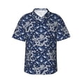 thumbnail image 1 of Fotbe Dragon Hawaiian Shirt for Men Unisex Summer Beach Casual Short Sleeve Cotton Linen Button Down Shirts-X-Large, 1 of 9