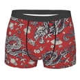 thumbnail image 1 of Fotbe Dragons2 Men’s Total Support Pouch Boxer Briefs, X-Temp Cooling, Moisture-Wicking Underwear, Regular, Long-leg and Trunk-Medium, 1 of 9