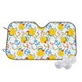 thumbnail image 1 of Fotbe Ducks and Anchors Car Windshield Sunshade | Sun Visor Protector Front Window Shade, Keeps Out UV Rays, Keeps Your Vehicle Cool-Small, 1 of 7