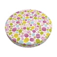 thumbnail image 1 of Fotbe Easter Egg Stool Covers Round,Waterproof Round Bar Stool Covers Bar Chair Covers Washable Stool Cushion Slipcover for 12-14 Inch Chair-12 inch, 1 of 7