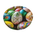 thumbnail image 1 of Fotbe Easter Eggs Pattern Stool Covers Round,Waterproof Round Bar Stool Covers Bar Chair Covers Washable Stool Cushion Slipcover for 12-14 Inch Chair-12 inch, 1 of 7