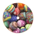 thumbnail image 1 of Fotbe Easter Eggs1 Pattern Christmas Tree Skirt, Tree Skirts Plush Christmas Decorations, Christmas Tree Skirts Xmas Decorations Holiday Party Decor-30", 1 of 6
