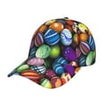 thumbnail image 1 of Fotbe Easter Eggs2 Baseball Cap, Easter Eggs2 Print Dad Hat,Outdoor Hat,Adjustable Sports Cap, Perfect For Activities, 1 of 9