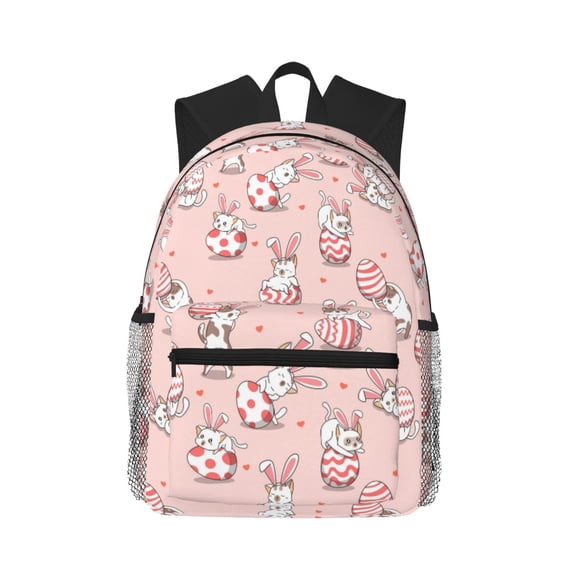 Fotbe Easter Rabbit Lightweight Casual Laptop Backpack for Men and Women, Daily use Waterproof backpack, Backpack for College