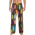 thumbnail image 1 of Fotbe Easter eggs Pattern Men's Pajama Pants,Sleepwear Pants,Pj Bottoms Drawstring And Pockets-Small, 1 of 6