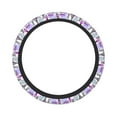 thumbnail image 1 of Fotbe Eiffel Tower and Hearts Steering Wheel Cover Universal 15 in Car Accessories for Men Women,Steering Wheel Protector Comfortable Protective Case for SUV Sedan Decor, 1 of 8