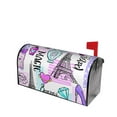 thumbnail image 1 of Fotbe Eiffel Tower and Hearts Mailbox Covers Post Letter Box Cover Garden Decor Standard Size-21x18 in, 1 of 9