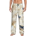 thumbnail image 1 of Fotbe Elegant Butterflies And Pearls Men's Pajama Pants,Sleepwear Pants,Pj Bottoms Drawstring And Pockets-Large, 1 of 7