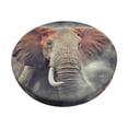 thumbnail image 1 of Fotbe Elephant in Smoke Stool Covers Round,Waterproof Round Bar Stool Covers Bar Chair Covers Washable Stool Cushion Slipcover for 12-14 Inch Chair-12 inch, 1 of 7