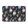 thumbnail image 1 of Fotbe Extra Durable Door Mat - Dirt Trapping Outdoor Welcome Mats - Non-Slip Outdoor Door Mats - Low Profile Front Door Mat - Indoor (16" x 24", Cute Santa Claus Gift ), 1 of 8