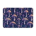 thumbnail image 1 of Fotbe Extra Durable Door Mat - Dirt Trapping Outdoor Welcome Mats - Non-Slip Outdoor Door Mats - Low Profile Front Door Mat - Indoor (16" x 24", Floral Hippie Mushrooms ), 1 of 9
