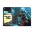 thumbnail image 1 of Fotbe Extra Durable Door Mat - Dirt Trapping Outdoor Welcome Mats - Non-Slip Outdoor Door Mats - Low Profile Front Door Mat - Indoor (16" x 24", Underwater Office Diver ), 1 of 8