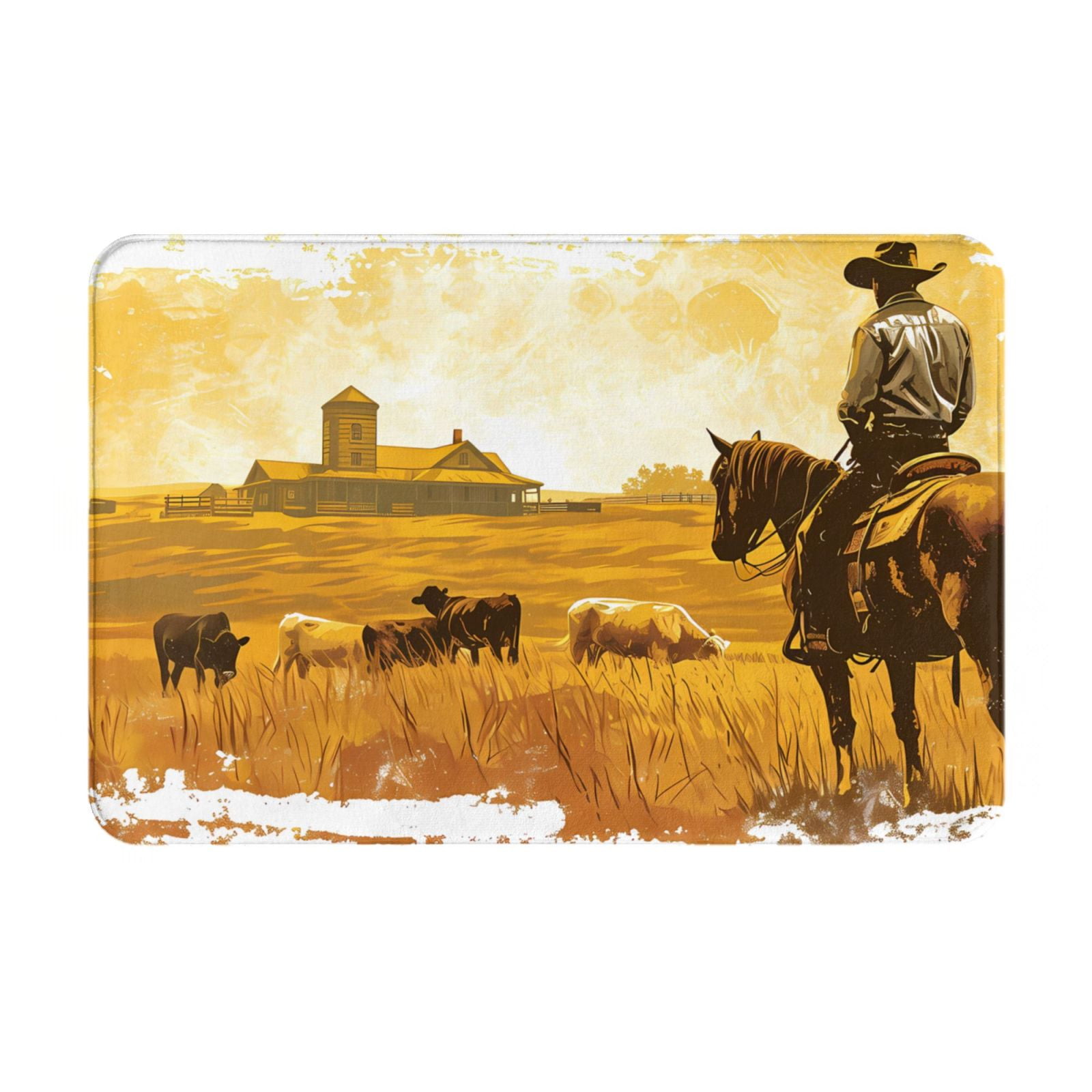 Fotbe Extra Durable Door Mat Dirt Trapping Outdoor Mats Non