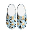 thumbnail image 1 of Fotbe FUNNY CAT IS DRINKING WATER Pattern Women's Fuzzy Curly Fur Memory Foam Loafer Slippers Indoor Outdoor Slippers Winter Home Shoes-40/41, 1 of 7