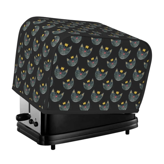 Fotbe Faces Of The Cat for Two Slice Toaster Cover, Fingerprint Protector, Super Soft Appliance Cover And Dust Cover,Bread Dust Cover & Fingerprint Protection