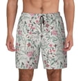 thumbnail image 1 of Fotbe Fairy Floral Men’s Swim Trunks Quick Dry Swim Shorts Board Shorts with Mesh Lining-Medium, 1 of 9