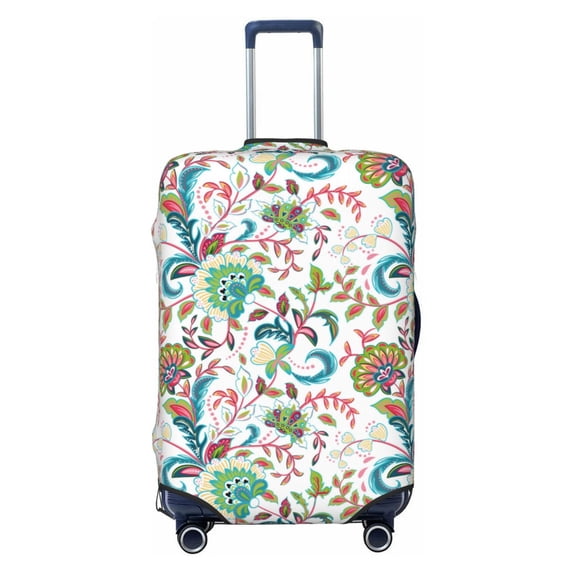 Fotbe Fairy Flower Luggage Cover Protector,Suitcase Protector,Scratch and Dirt Resistant,Fits 18-32 Inch Luggage-Medium