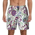 thumbnail image 1 of Fotbe Fairy Flower Men’s Swim Trunks Quick Dry Swim Shorts Board Shorts with Mesh Lining-3X-Large, 1 of 9