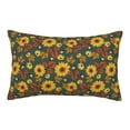 thumbnail image 1 of Fotbe Fall Daisy Leaf Nuts Pillow Cases - Envelope Closure - Luxury, Extra Soft, Cooling Pillow Covers - Wrinkle, Fade, Stain Resistant-14"x20", 1 of 8