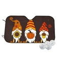 thumbnail image 1 of Fotbe Fall Gnomes Car Windshield Sunshade | Sun Visor Protector Front Window Shade, Keeps Out UV Rays, Keeps Your Vehicle Cool-Small, 1 of 7