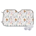 thumbnail image 1 of Fotbe Fall Rabbit Car Windshield Sunshade | Sun Visor Protector Front Window Shade, Keeps Out UV Rays, Keeps Your Vehicle Cool-Medium, 1 of 7
