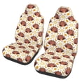 thumbnail image 1 of Fotbe Fall Turkey Pattern Automotive Seat Covers for Cars Trucks and SUVs – Car Seat Covers for Front Seats,Protective Seat Covers,Vehicle Seat Covers, Set of 2, 1 of 1