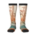 thumbnail image 1 of Fotbe Fantasy Underwater Jellyfish print Women's Men's Novelty Crew Socks Cotton Socks Knee High Socks for Walking,Running,Nurses,Pregnancy, 1 of 1