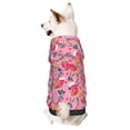 thumbnail image 1 of Fotbe Festive Christmas Stocking Cheer Print Small Dog Sweater Hoodies Pet Grey Hooded Soft Fleece Sweatshirts with Pocket Fall Winter Puppy Cat Sweaters Warm Clothes-XX-Large, 1 of 7