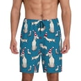 thumbnail image 1 of Fotbe Festive Dachshund Fun Pajama Shorts for Men, Men's Pajama Bottoms, Sleepwear,Short Pajama Pants-X-Large, 1 of 9