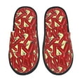 thumbnail image 1 of Fotbe Fire Extinguisher Pattern Women's Fuzzy Slippers Plush Slippers Fluffy Winter House Shoes Indoor and Outdoor-Medium, 1 of 8