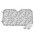 thumbnail image 1 of Fotbe Fish Bones Car Windshield Sunshade | Sun Visor Protector Front Window Shade, Keeps Out UV Rays, Keeps Your Vehicle Cool-Medium, 1 of 7