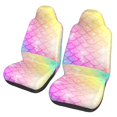 thumbnail image 1 of Fotbe Fish Scale Pattern Automotive Seat Covers for Cars Trucks and SUVs – Car Seat Covers for Front Seats,Protective Seat Covers,Vehicle Seat Covers, Set of 2, 1 of 1
