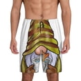 thumbnail image 1 of Fotbe Fishing Gnome Fisherman Pajama Shorts for Men, Men's Pajama Bottoms, Sleepwear,Short Pajama Pants-3X-Large, 1 of 9