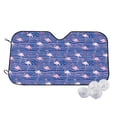thumbnail image 1 of Fotbe Flamingo Car Windshield Sunshade | Sun Visor Protector Front Window Shade, Keeps Out UV Rays, Keeps Your Vehicle Cool-Small, 1 of 7