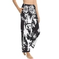 thumbnail image 1 of Fotbe Floral Cow Silhouette Women's Pajama Pants,Sleepwear Pants,Pj Bottoms Drawstring And Pockets-XX-Large, 1 of 7