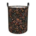 thumbnail image 1 of Fotbe Floral Laundry Basket with Handles, Waterproof Large Laundry Hamper, Wash Bag for Corner Dorm, Rolling Laundry Basket with Handles-Small, 1 of 8
