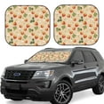 thumbnail image 1 of Fotbe Floral Strawberr 2-Piece Car Windshield Sun Shade | Sun Blocker for Car Windshield | Foldable Automotive Interior Accessories for Sun Protection-Small, 1 of 7