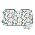 thumbnail image 1 of Fotbe Floral Strawberr Car Windshield Sunshade | Sun Visor Protector Front Window Shade, Keeps Out UV Rays, Keeps Your Vehicle Cool-Small, 1 of 7