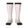 thumbnail image 1 of Fotbe Floral Strawberr print Women's Men's Novelty Crew Socks Cotton Socks Knee High Socks for Walking,Running,Nurses,Pregnancy, 1 of 9