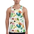 thumbnail image 1 of Fotbe Floral Vintage Pattern Men's Quick Dry Workout Tank Top Gym Muscle Tee Fitness Bodybuilding Sleeveless T Shirt Breathable Workout Shirt-4X-Large, 1 of 9